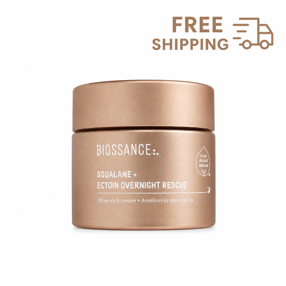 Biossance Squalane + Ectoin Overnight Rescue Cream 60ml Ultra Rich